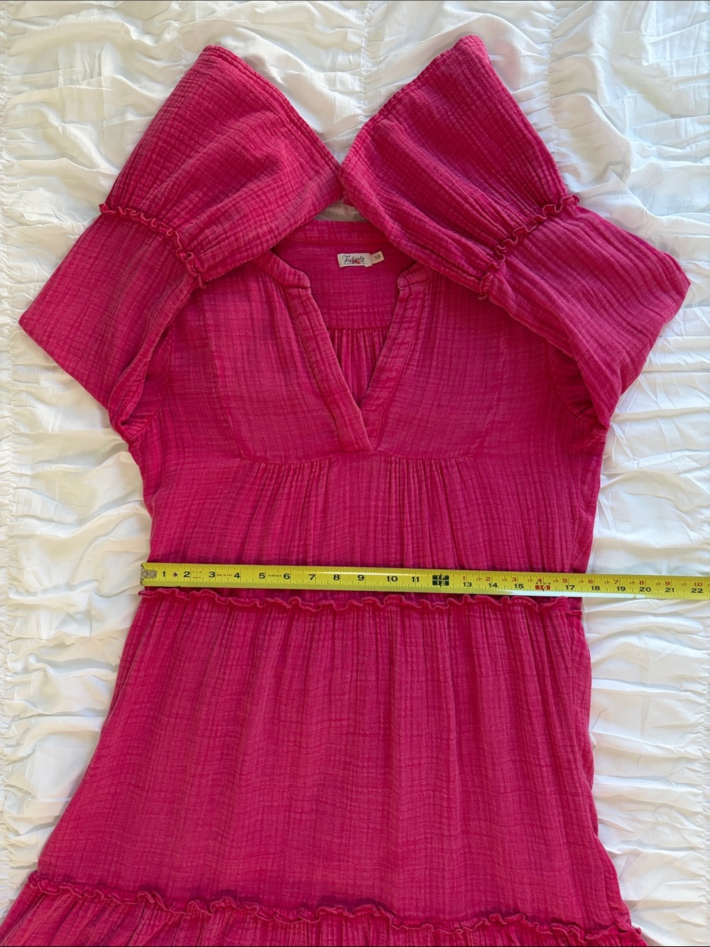 Faherty Dream Cotton Gauze Vida Midi Dress - Picture 10 of 10